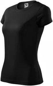 Ženska sportska majica, crno, S