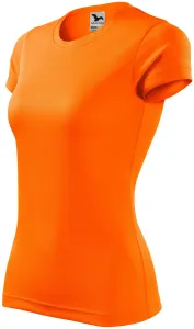 Ženska sportska majica, neonska naranča, XS #260678