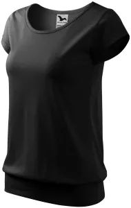 Ženska trendy majica, crno, 2XL