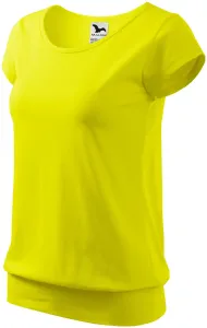 Ženska trendy majica, limun žuto, 2XL #255115