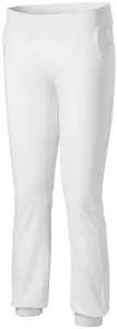 Ženske trenirke s džepovima, bijela, 2XL #262791