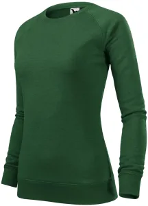 Ženski jednostavni pulover, boca zeleni mramor, S