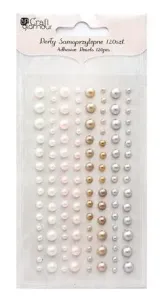 Dekorativne perle Mocca Cream - 120 kom (pribor za izradu)