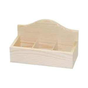 Drvena kutija za čaj  21.3x10x12.5 cm  (drveni poluproizvodi)