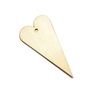Drveni ukras za dekupaž za kačenje - Srce (drveni proizvodi za) #339025