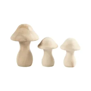 Set drvenih gljiva - 3 komada (drveni proizvod za doradu)