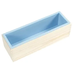 Silikonski kalup u drvenoj kutiji (kalup za izradu sapuna)