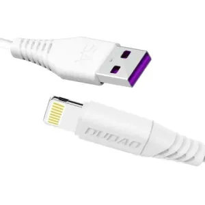 Dudao L2L kabel USB / Lightning 5A 1m, bijela