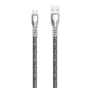 Dudao Zinc Alloy kabel USB / Micro USB 5A 1m, siva #362624