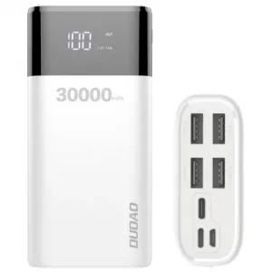 Dudao K8Max Power Bank 4x USB 30000mAh 4A, bijela #362519