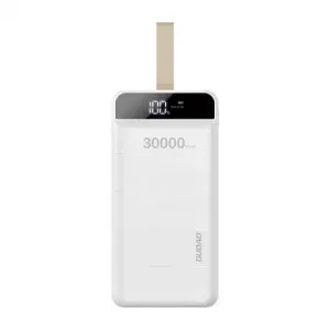 Dudao K8s+ Power Bank 30000mAh 3x USB + LED lampa, bijela #362618