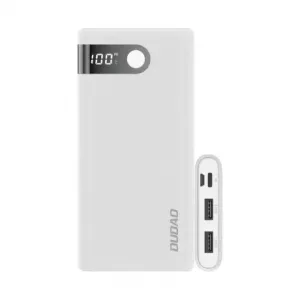Dudao K9Pro Power Bank 10000mAh 2x USB 2A, bijela #362538