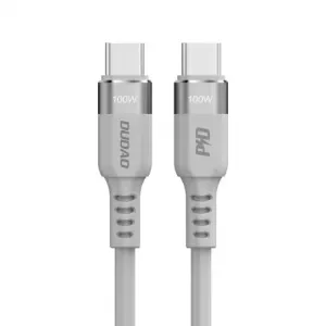 Dudao LC5Max kabel USB-C / USB-C PD 100W 1m, siva #362558