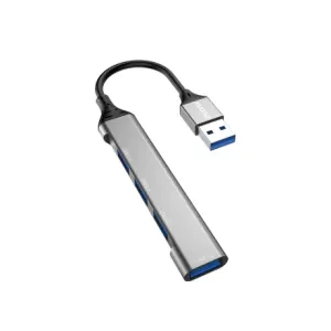 Dudao A16B HUB adapter USB - 4x USB, crno