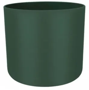 Plastový obal na květináč elho B.FOR SOFT, průměr 18 cm, tmavě zelený