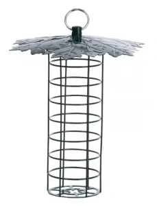 Kovové závěsné krmítko pro ptáky na lojové koule, Esschert Design LIST, zelené
