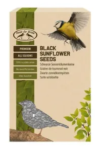 Krmivo pro ptáky, Esschert Design Černá slunečnicová semena, 500 g