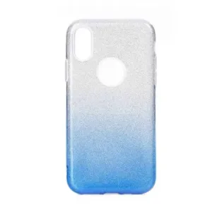 Forcell Shining silikonska maska za iPhone 11 Pro Max, plava/srebro #363564