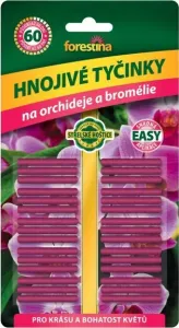 Tyčinkové hnojivo pro ORCHIDEJE a BROMÉLIE, Forestina, balení 30 ks