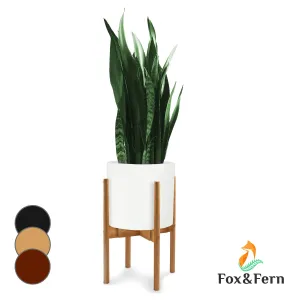 Fox & Fern Deventer, stalci za biljke, za cvjetnjake 20,3-30,5 cm Ø, 2 visine, konopi od bambusa #4242