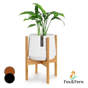 Fox & Fern Zeist, stalci za cvijeće, 2 visine, kombinirani, plug-in dizajn, prirodni #4239
