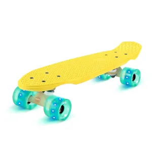 Fun pro Mini Cruiser Skateboard Trickboard PP Board 100kg LED kotači PU Tvrdoća: 88A