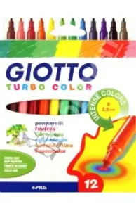 Flomasteri GIOTTO TURBO COLOR / 12 boja (slikarski pribor za)