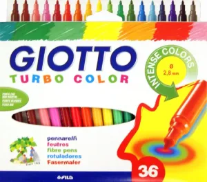 Flomasteri GIOTTO TURBO COLOR / 36 boja (slikarski pribor za)