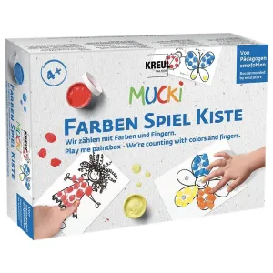 Set boja za slikanje prstima MUCKI - Stvaramo bojama i prstima ()