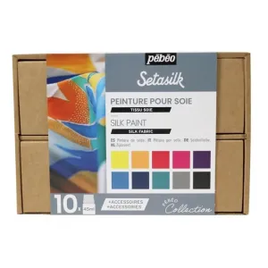 Set Pebeo boja za svilu Setasilk - 10x45 ml