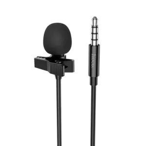 Hoco L14 Lavalier mikrofon 3.5mm mini jack, crno