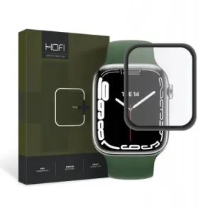 HOFI Hybrid zaštitno staklo za Apple Watch 7 / 8 / 9 (45mm), crno
