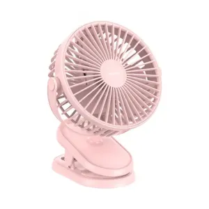 Joyroom Clip Fan stolni ventilator, ružičasta