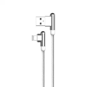 KAKU Elbow kabel USB / Lightning 3.2A 1.2m, bijela #369246