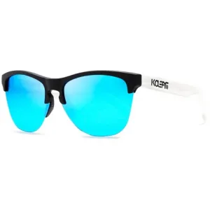 KDEAM Borger 2 sunčane naočale, White & Black / Blue