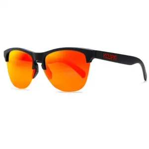 KDEAM Borger 3 sunčane naočale, Black / Orange #363839