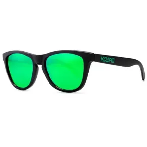 KDEAM Canton 3 sunčane naočale, Black / Green #363798