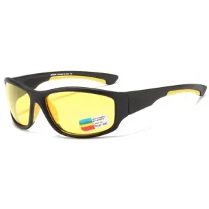 KDEAM Forest 3 sunčane naočale, Black / Yellow #363860