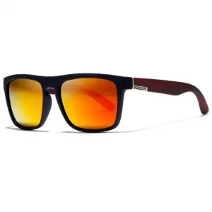 KDEAM Sunbury 12 sunčane naočale, Black / Wood Red