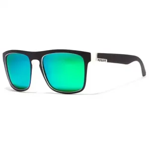 KDEAM Sunbury 19 sunčane naočale, Black & White / Green #363754