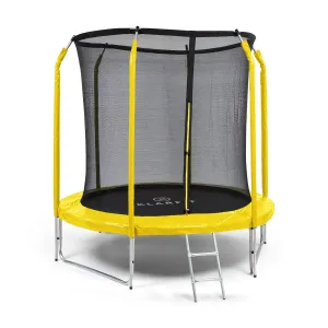 KLARFIT Jumpstarter, trampolin, 2,5 m Ø, mreža, max 120 kg, površina za skakanje 195 cm Ø #3862