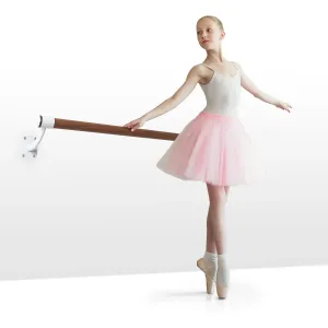 KLARFIT Barre Mur, baletna šipka, 110 cm, 38 mm Ø, zidna montaža, bijela