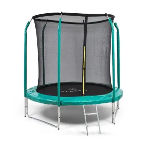 KLARFIT Jumpstarter, trampolin, 2,5 m Ø, mreža, max 120 kg, površina za skakanje 195 cm Ø #275546