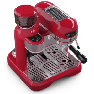 Klarstein Bella Café, aparat za espresso kavu, uključujući mlin, 1550 W, 20 bara, 1,4 litre #417822