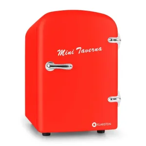 Klarstein Taverna Prijenosni mini hladnjak 4L - Crvena