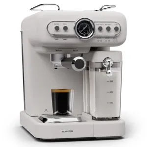 Klarstein Espressionata Evo, aparat za kavu na polugu, 1350 W, 19 bara, 1,2 l, 2 šalice #481192