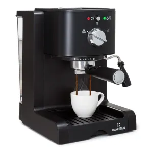 Klarstein Passionata 20, aparat za espresso, 20 bara, 6 šalica, 1,25 litara, mliječna pjena