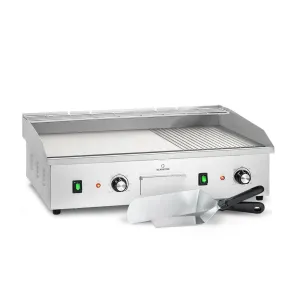 Klarstein Grillmeile 4400, električni roštilj, Plancha, 2x2200W, ploča za roštilj od nehrđajućeg čelika #5078