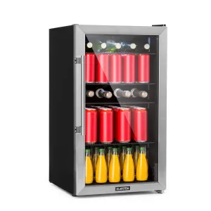 Klarstein Beersafe 3XL, hladnjak za piće, 98 l, 4 police, 7 razina, crna boja