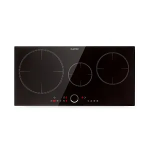 Klarstein Delicatessa 80, ugradbena ploča za kuhanje, indukcija, 3 zone, 7400 W, staklokeramika